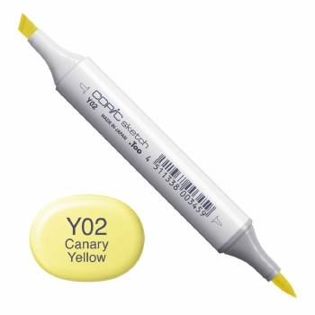 Copic Sketch Y02 Canary Yellow