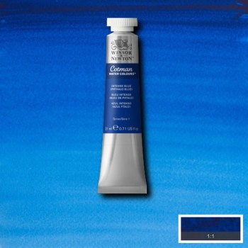 Winsor & Newton Cotman Watercolour 21ml Intense Blue ( Phthalo Blue)