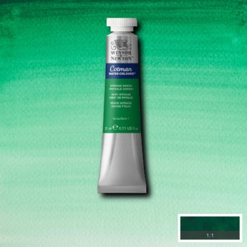 Winsor & Newton Cotman Watercolour 21ml Intense Green (Phthalo Green)