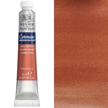 Winsor & Newton Cotman Watercolour 8ml Red Copper