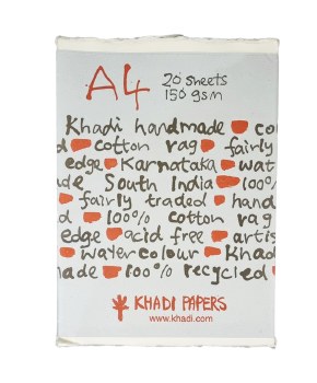 Khadi Cotton Rag A4 - 150gsm - 20 Sheets
