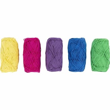 Cotton Yarn Colourful 5x20g
