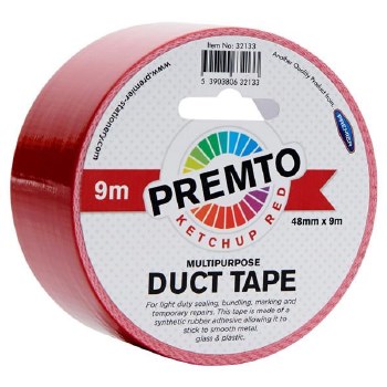 Duct Tape Ketchup Red 48mmx9m