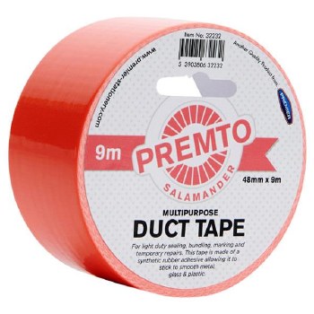 Duct Tape Salamander - Neon Orange 48mmx9m