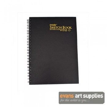 Create 110g A5 Wire-O Hardback Spiral Bound Notebook