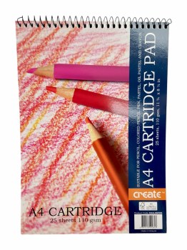 CREATE 110gsm A4 Cartridge Pad
