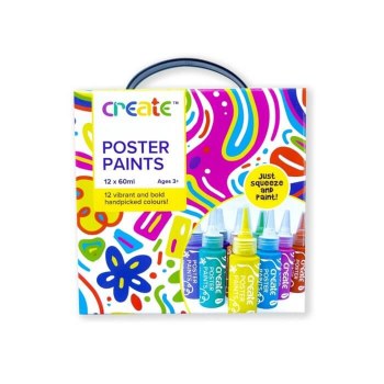 Create Poster Paint Set 12x60ml