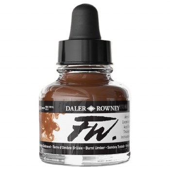 Daler Rowney FW Ink 29.5ml Burnt Umber