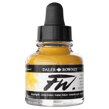 Daler Rowney FW Ink 29.5ml Indian Yellow
