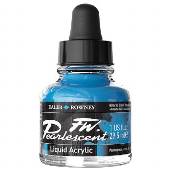 Daler Rowney FW Pearlescent Ink 29.5ml Galactic Blue