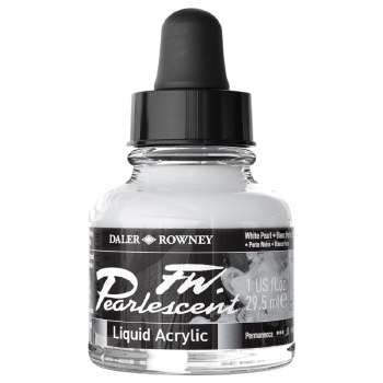 Daler Rowney FW Pearlescent Ink 29.5ml White Pearl
