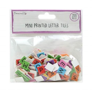 Dovecraft - Mini Letter Tiles Bright 200