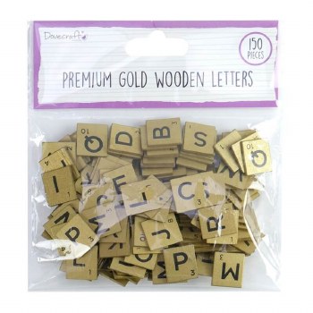 Dovecraft - Premium Gold Wooden Letters