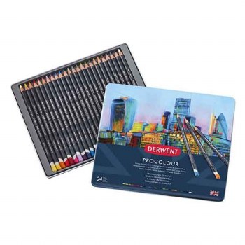 Derwent Procolour Tin of 24