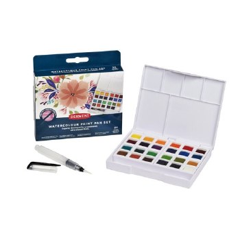 Derwent Watercolour Pan Set of 24