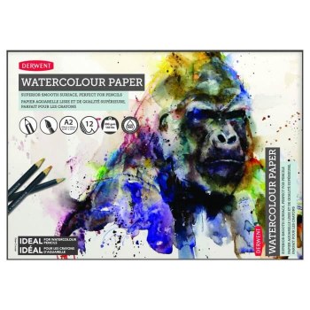 Derwent A2 Gummed Watercolour Pad 300gsm
