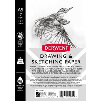 Derwent A5 Drawing & Sketching Portrait Pad
