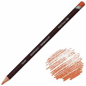 Derwent Coloursoft Pencil - Bright Orange C080
