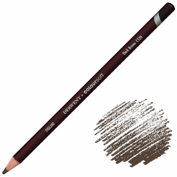 Derwent Coloursoft Pencil - Dark Brown C520