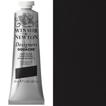 Winsor & Newton Designers Gouache 37ml Ivory Black