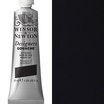 Winsor & Newton Designers Gouache 37ml Jet Black