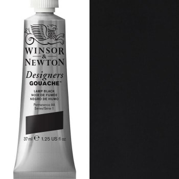 Winsor & Newton Designers Gouache 37ml Lamp Black