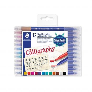 Double-Ended Calligraphy Pens Set of 12