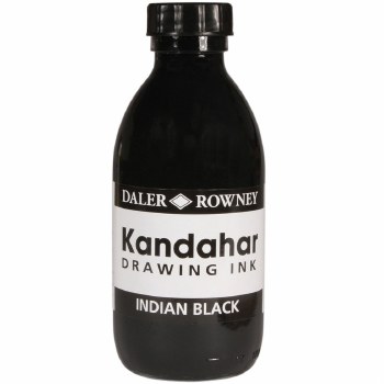 Daler Rowney Kandahar Ink 175ml Black