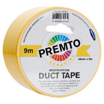 Duct Tape Yellow Sun 48mmx9m