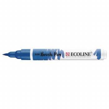 Ecoline Brush Pen 508 Prussian Blue