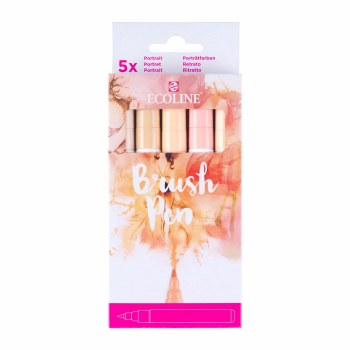 Ecoline Brush Pen - Set of 5 Portrait