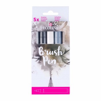 Ecoline Brush Pen - Set of 5 Shadow