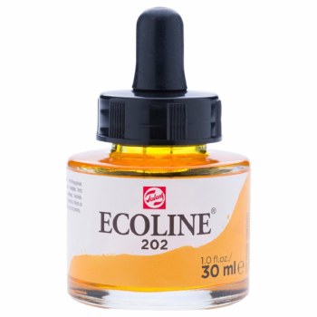 Ecoline Liquid Watercolour 30ml Deep Yellow 202