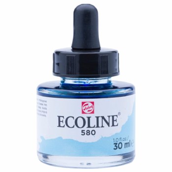 Ecoline Liquid Watercolour 30ml Pastel Blue 580
