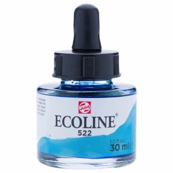 Ecoline Liquid Watercolour 30ml Turquoise Blue 522