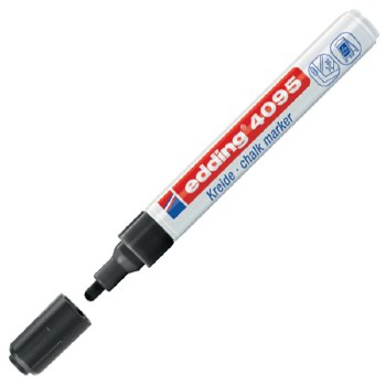 Edding 4095 Chalk Marker Black