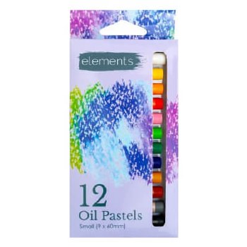 Elements Slim Oil Pastels 12s