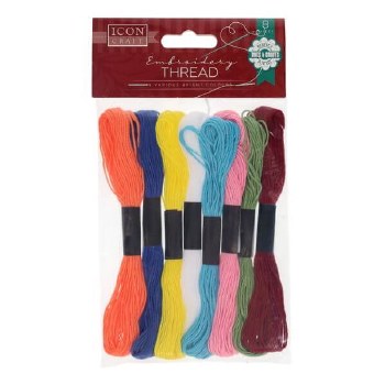 Embroidery Thread 8 pack*