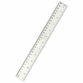 Evans 30cm Plastic Ruler