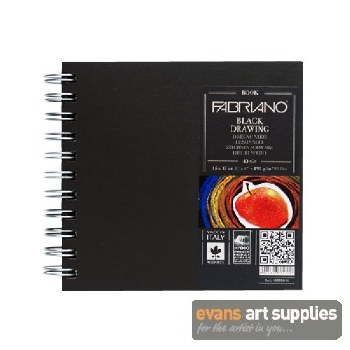 Fabriano Black Drawing Book 30x30cm