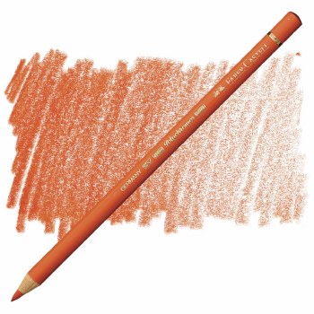 Faber-Castell Polychromos Artists' Colour Pencil - Dark Cadmium Orange 115