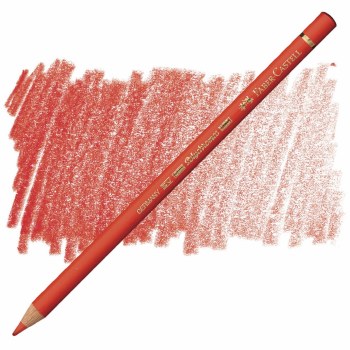 Faber-Castell Polychromos Artists' Colour Pencil - Light Cadmium Red 117