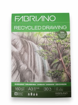 Fabriano Recycled Drawing Pad A3 160gsm
