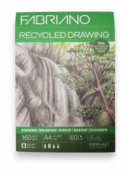 Fabriano Recycled Drawing Pad A4 160gsm