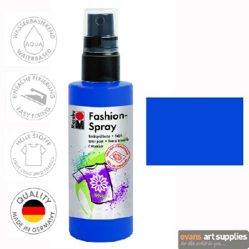 Marabu 100ml Fashion Spray Marine Blue 258