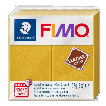Fimo Leather Effect 57g Ochre