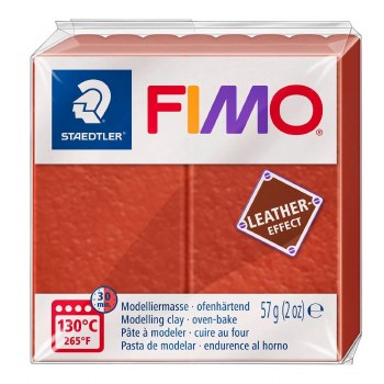 Fimo Leather Effect 57g Rust