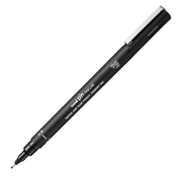 Uni Pin Fine Line Pen 0.9mm Black