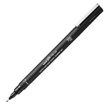 Uni Pin Fine Line Pen 1.0mm Black