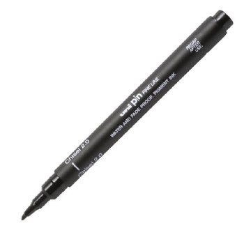 Uni Pin Fine Line Pen 2.0mm - Calligraphy Chisel